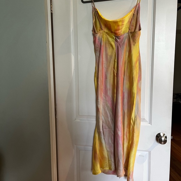 HELLO MOLLY - 
Mirror Mirror On The Wall Midi Dress Yellow - Picture 3 of 4